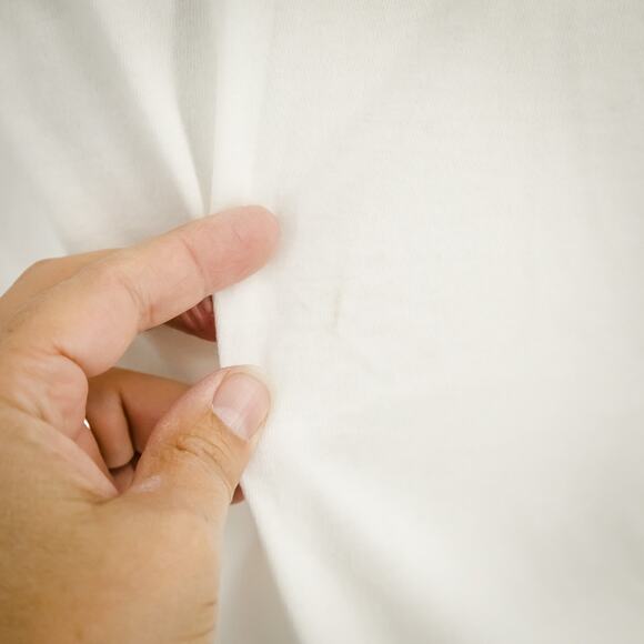 Everlane Size XL White Essential Box Cut Crew Neck Short Sleeve Cotton Knit Top - Picture 4 of 9